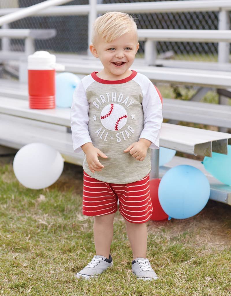 MUD PIE BIRTHDAY ALL STAR T-SHIRT- 2 year