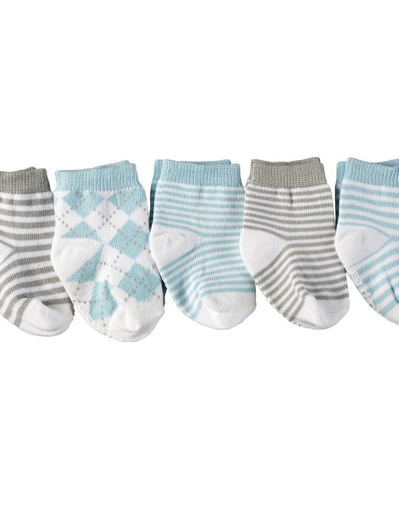 MUD PIE BLUE & GRAY BASICS SOCK SET