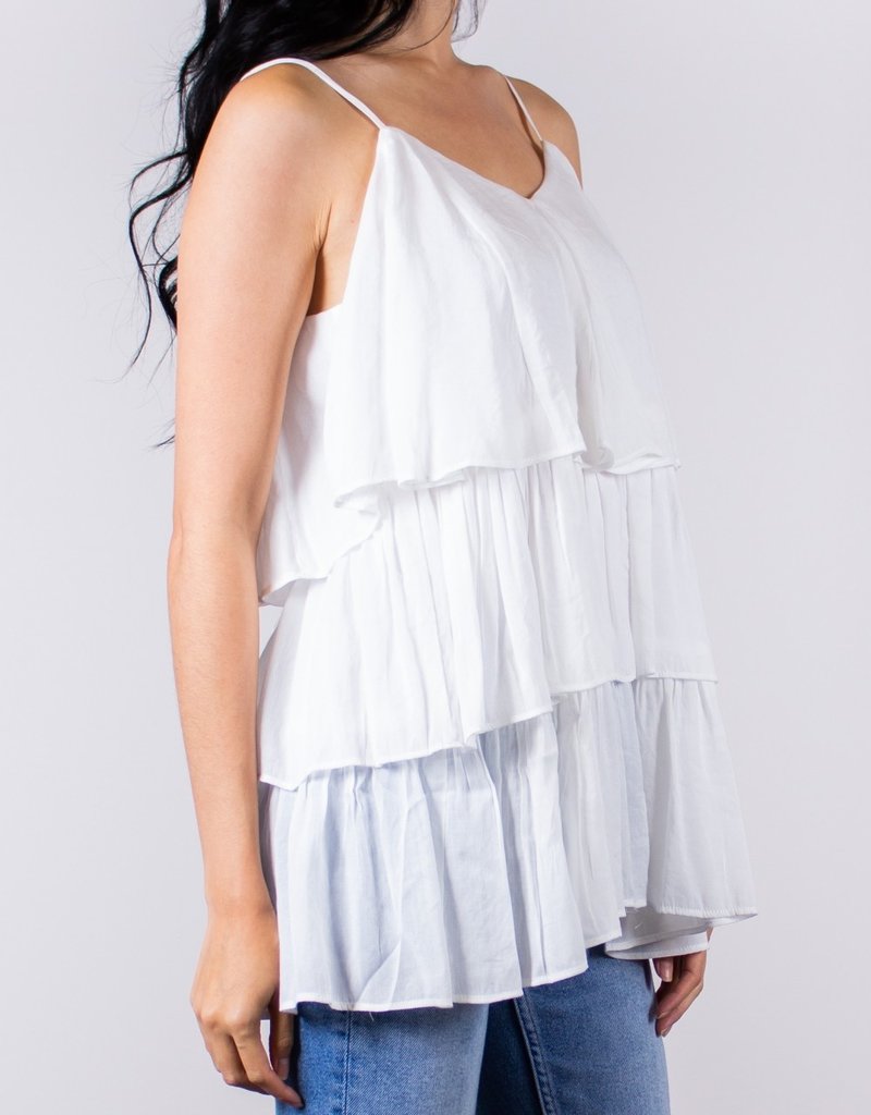 BEFORE YOU COLLECTION At Ease Ruffle Tank