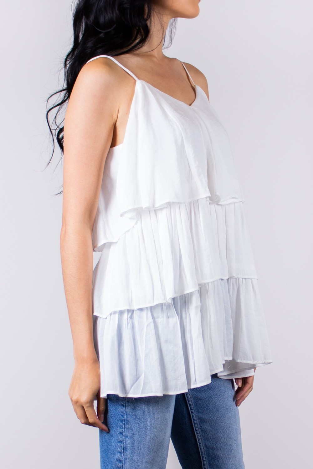 BEFORE YOU COLLECTION At Ease Ruffle Tank BEFORE YOU COLLECTION At Ease Ruffle Tank