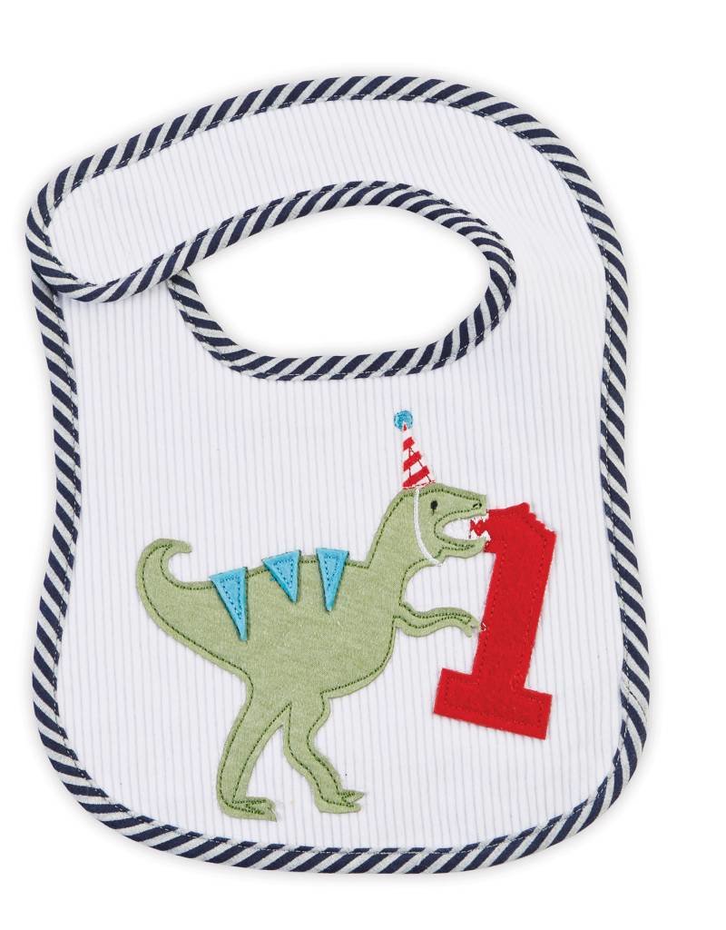 MUD PIE DINOSAUR BIRTHDAY BIB
