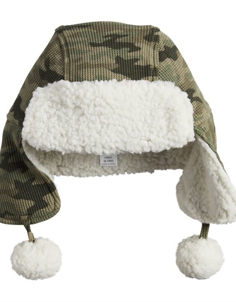 MUD PIE CAMO SHERPA H AT