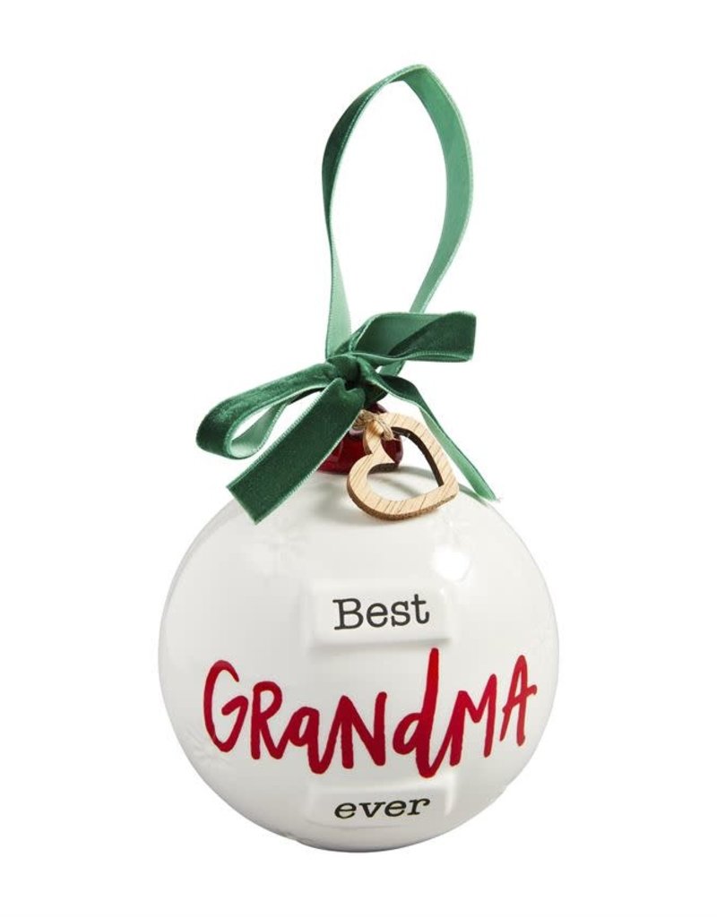 MUD PIE BEST GRANDMA ORNAMENT