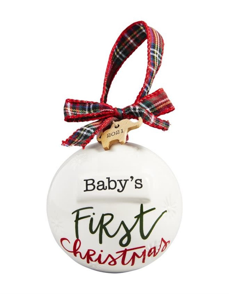 MUD PIE BABY'S FIRST CHRISTMAS ORNAMENT