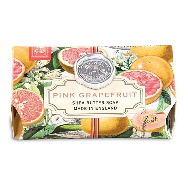 MICHEL DESIGN WORKS PINK GRAPEFRUIT LG SOAP BAR MICHEL DESIGN WORKS PINK GRAPEFRUIT LG SOAP BAR
