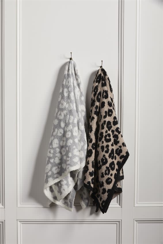 MUD PIE LEOPARD BLANKETS MUD PIE LEOPARD BLANKETS