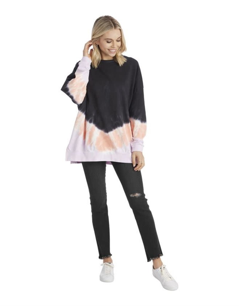 MUD PIE IRIS TIE DYE SWEATSHIRT-MULTI
