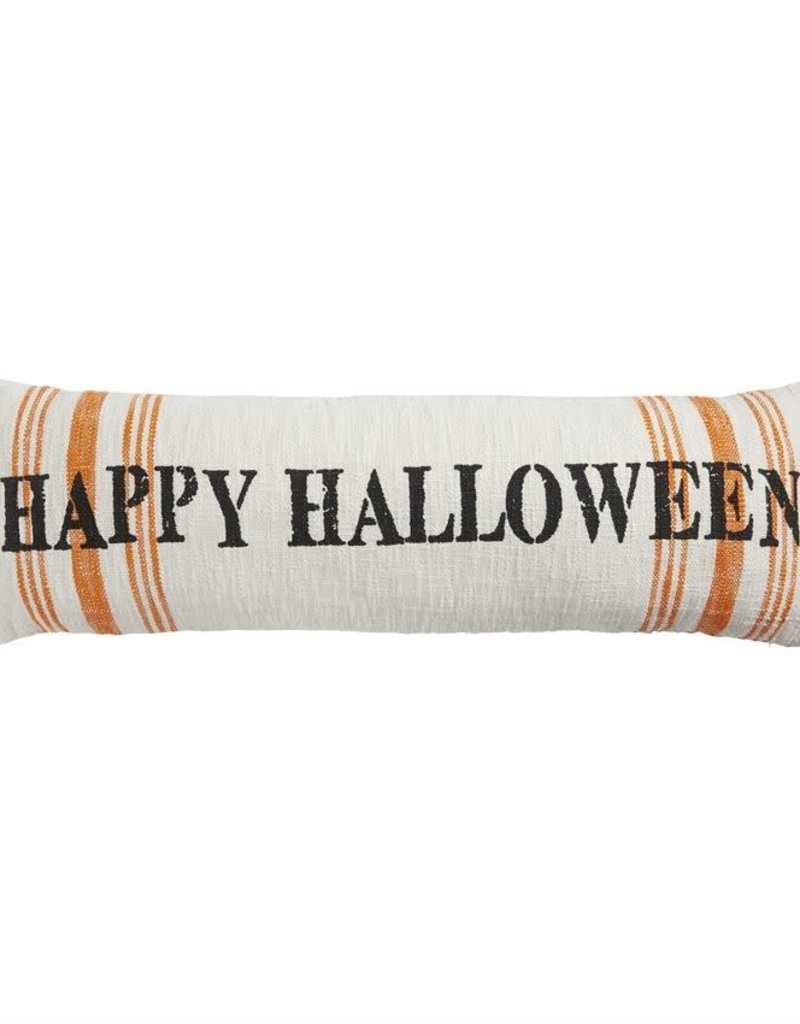 MUD PIE Halloween Stripe Long Pillow