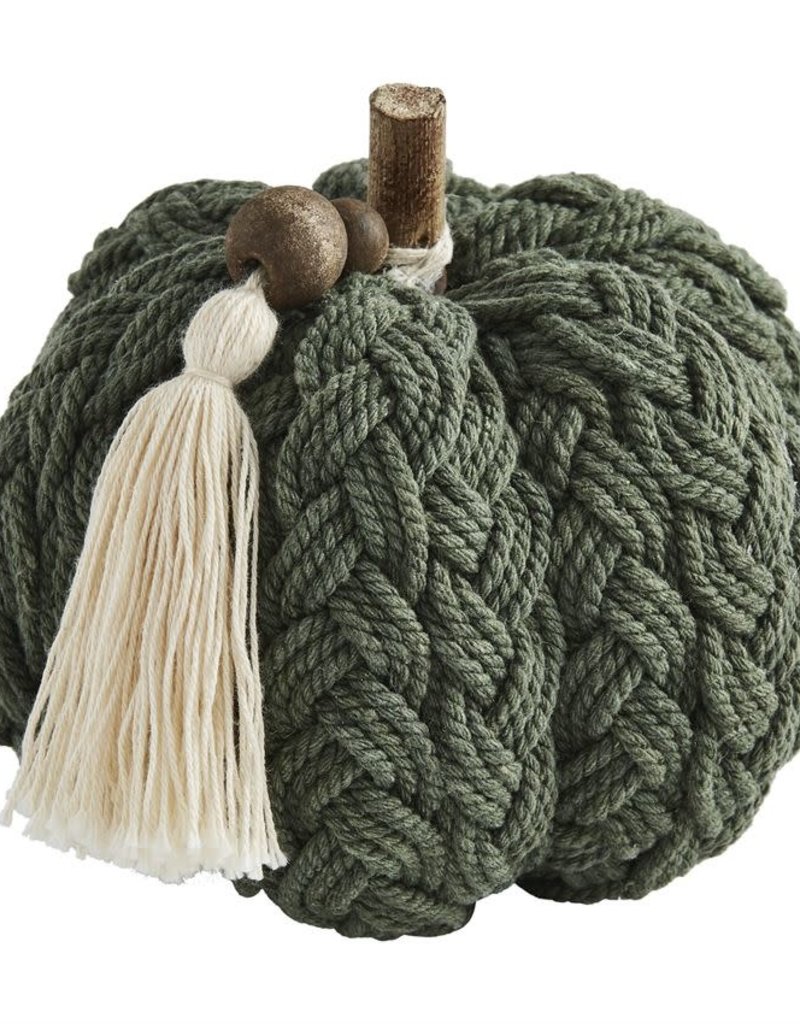 MUD PIE Braided Rope Pumpkins