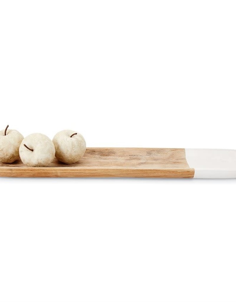 MUD PIE Paulownia Oval Bowl
