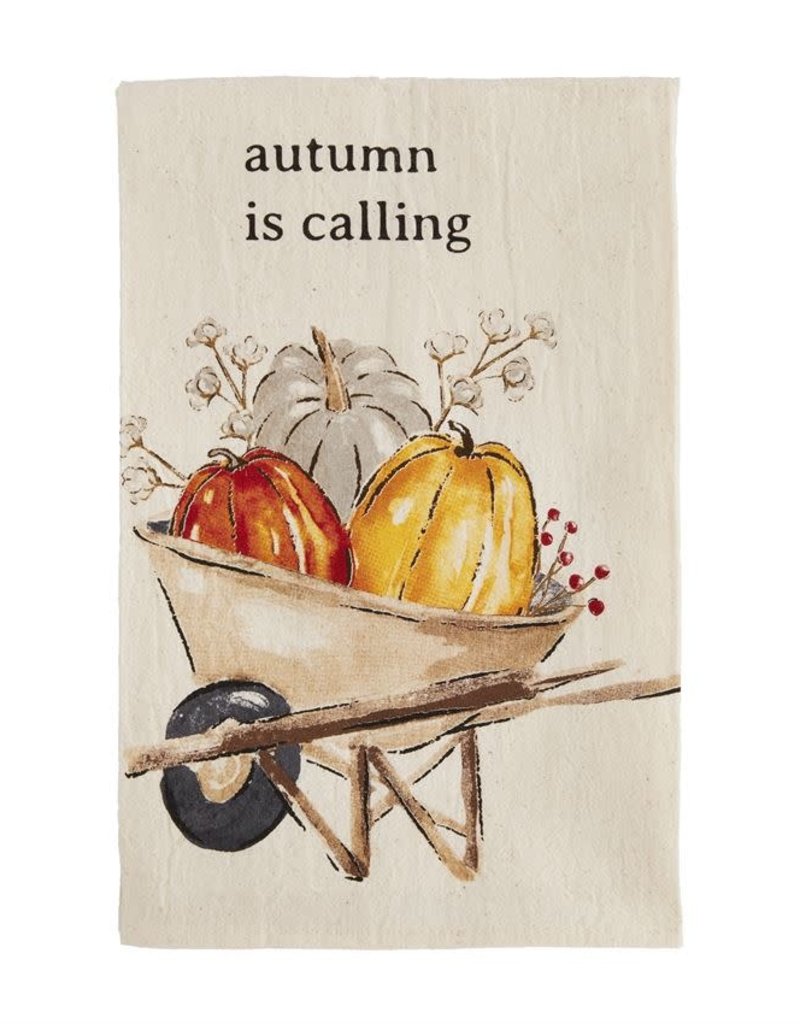 MUD PIE Fall Watercolor Towel