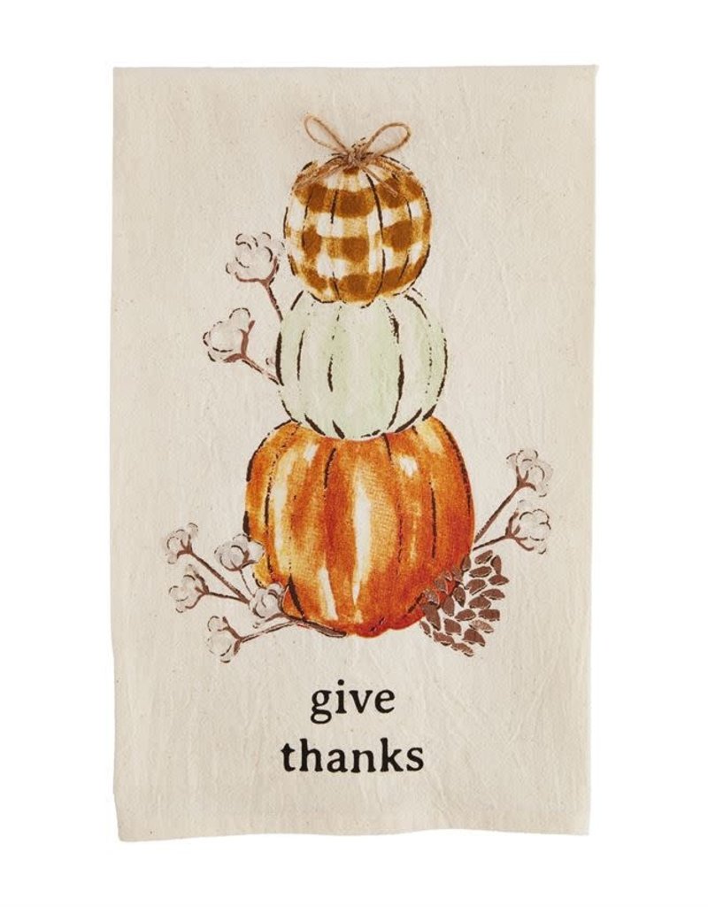 MUD PIE Fall Watercolor Towel