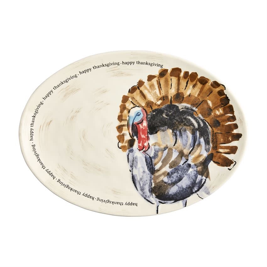 MUD PIE Turkey Platter