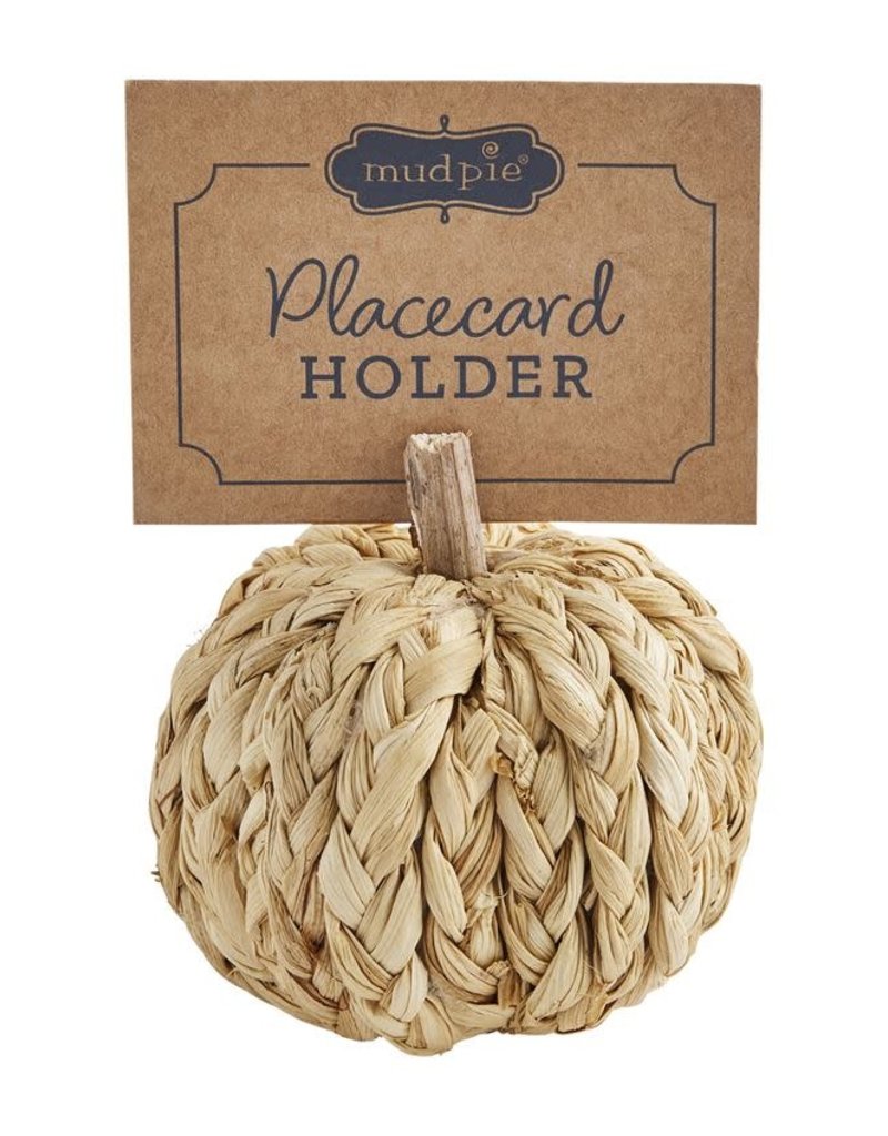 MUD PIE Husk Pumpkin Placecard Holders