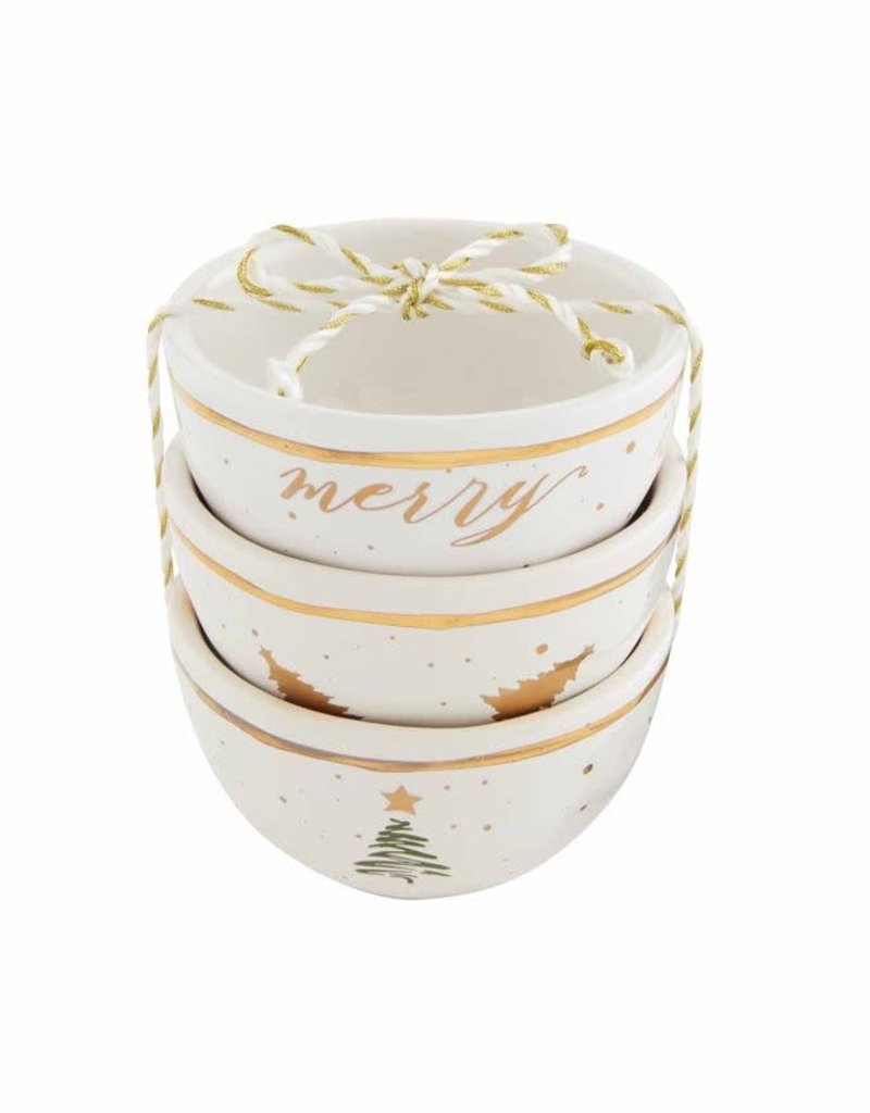 MUD PIE Christmas Dip Cup Set