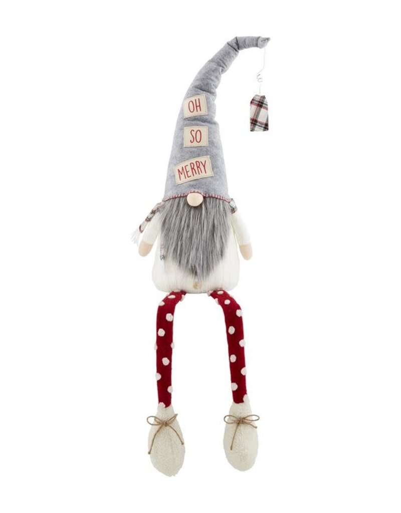 MUD PIE Extra Large Dangle Leg Gnome