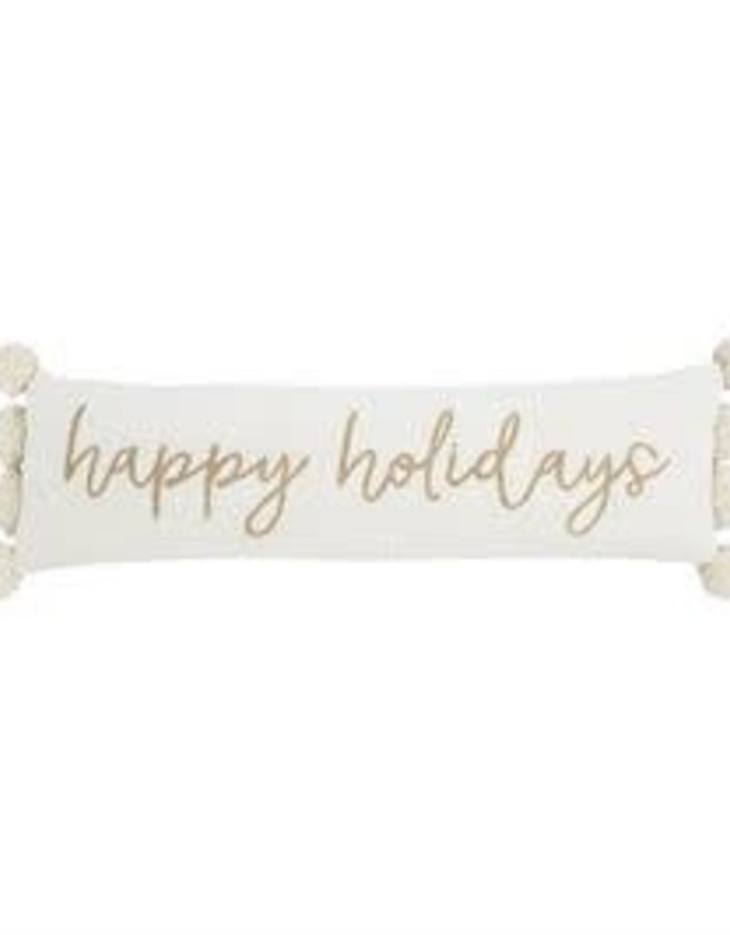 MUD PIE Gold Christmas Pillows