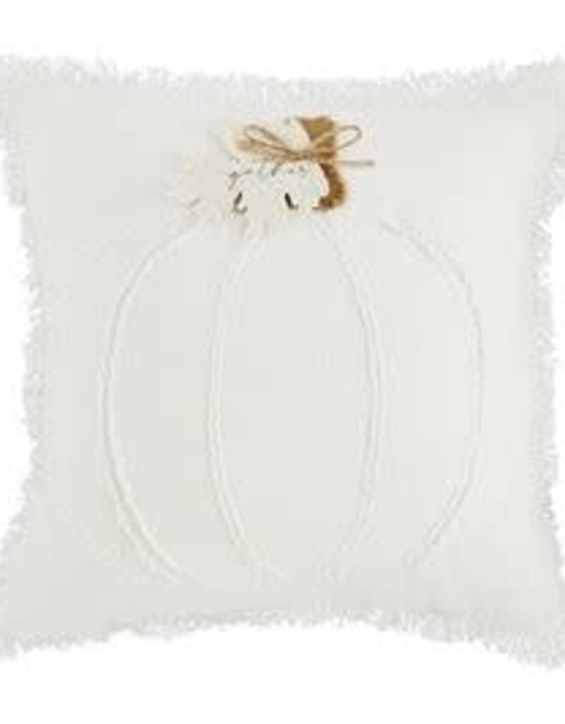 MUD PIE White Pumpkin Pillows