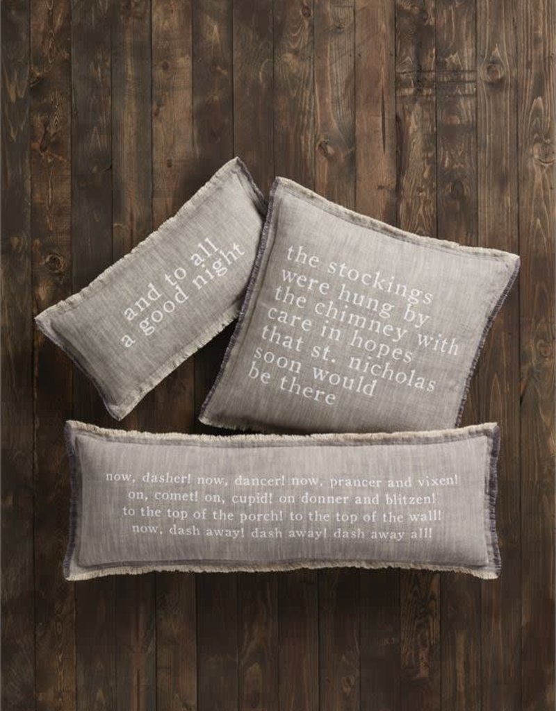 MUD PIE Reindeer Long Pillow