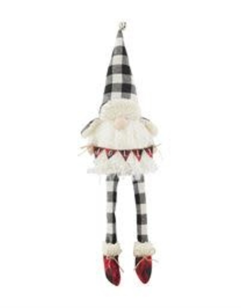 MUD PIE Check Dangle Leg Gnomes