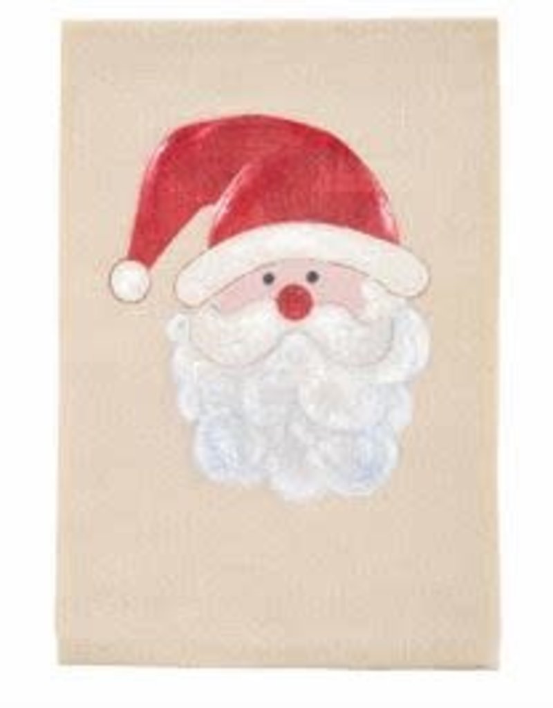 MUD PIE Christmas Painted Tea Towels