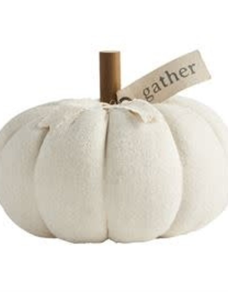 MUD PIE Cream Pumpkin Sitters