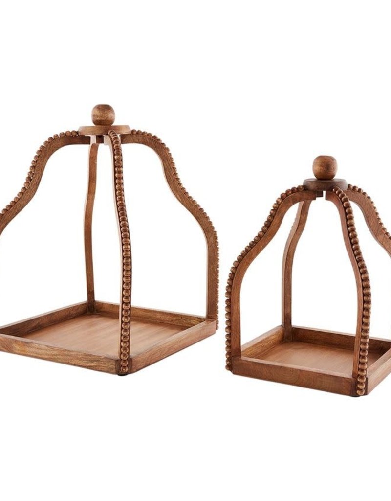 MUD PIE Natural Beaded Lanterns