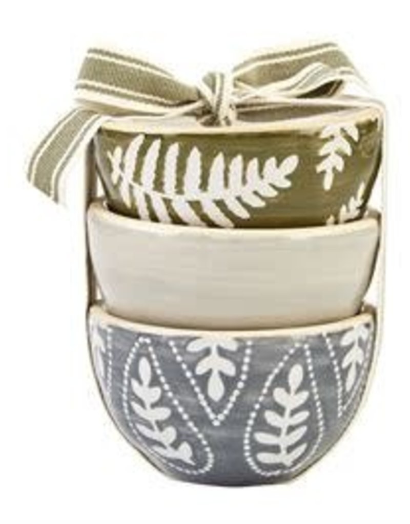 MUD PIE Leaf Dip Cup Sets
