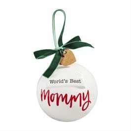 MUD PIE Best Mommy Ornament