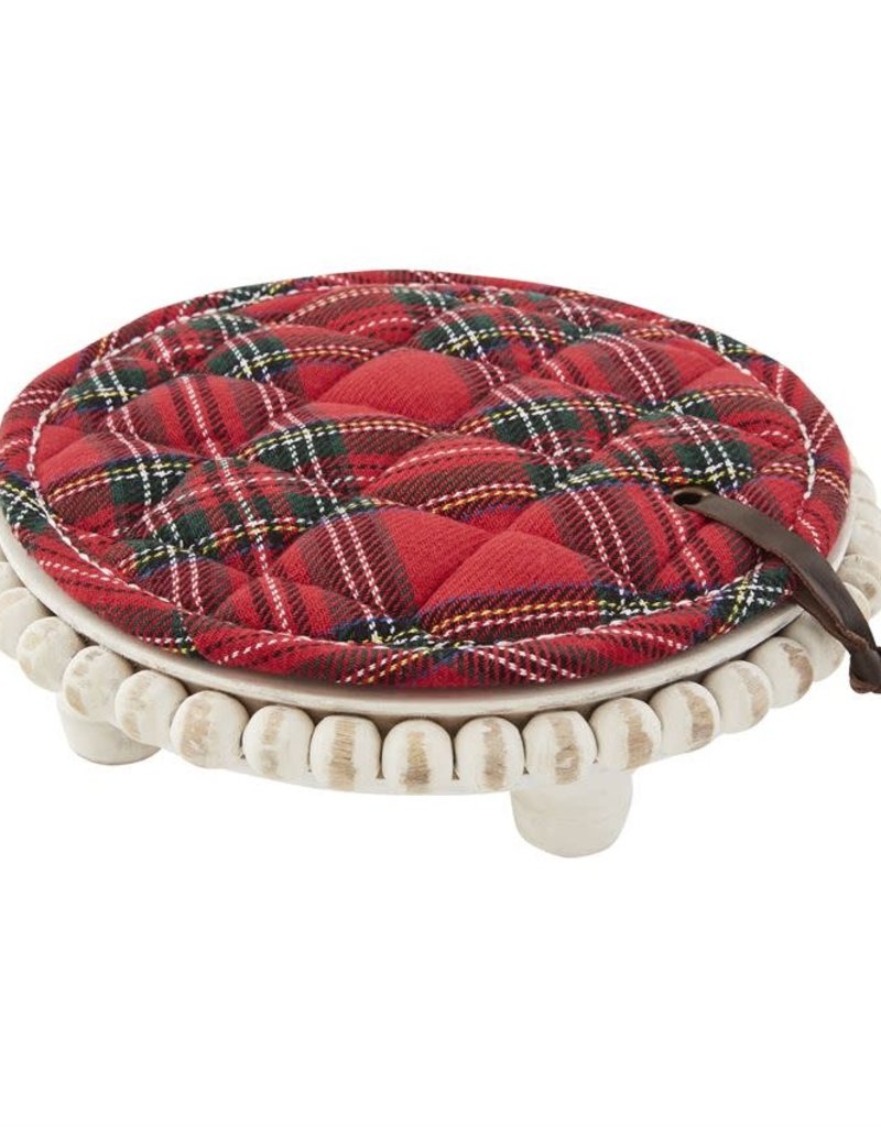 MUD PIE Trivet & Tartan Pot Holder Set
