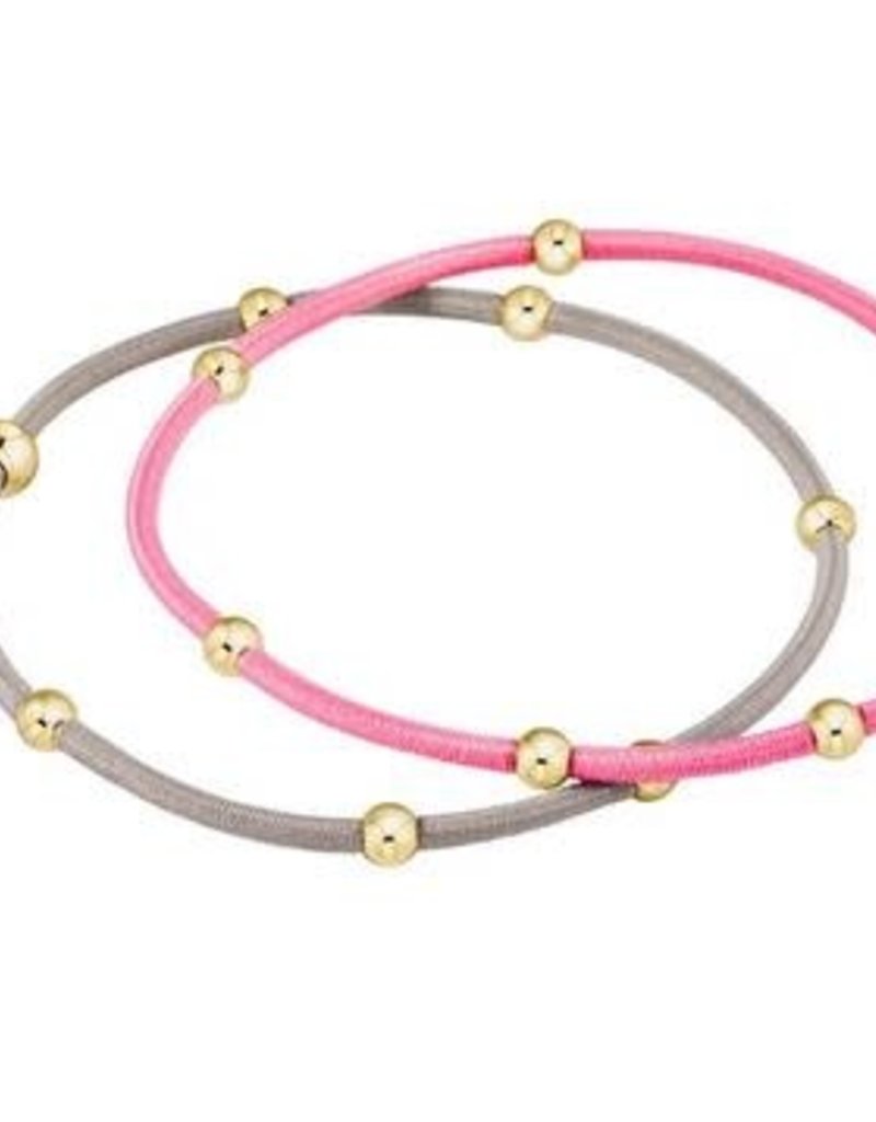 ENEWTON "e"ssentials bracelet stack of 2-Bubblegum