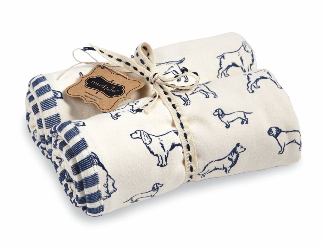 MUD PIE PUPPY BLANKET MUD PIE PUPPY BLANKET