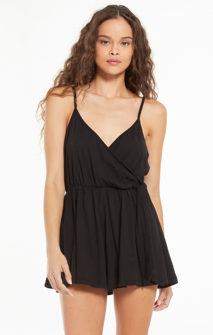 Z SUPPLY Mia Slub Wrap Romper Z SUPPLY Mia Slub Wrap Romper