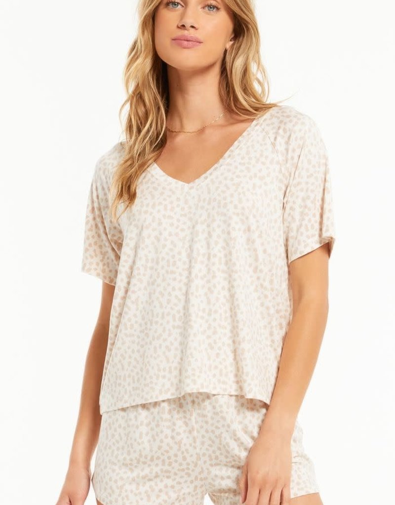 Z SUPPLY Lay Low Leo V Neck Top
