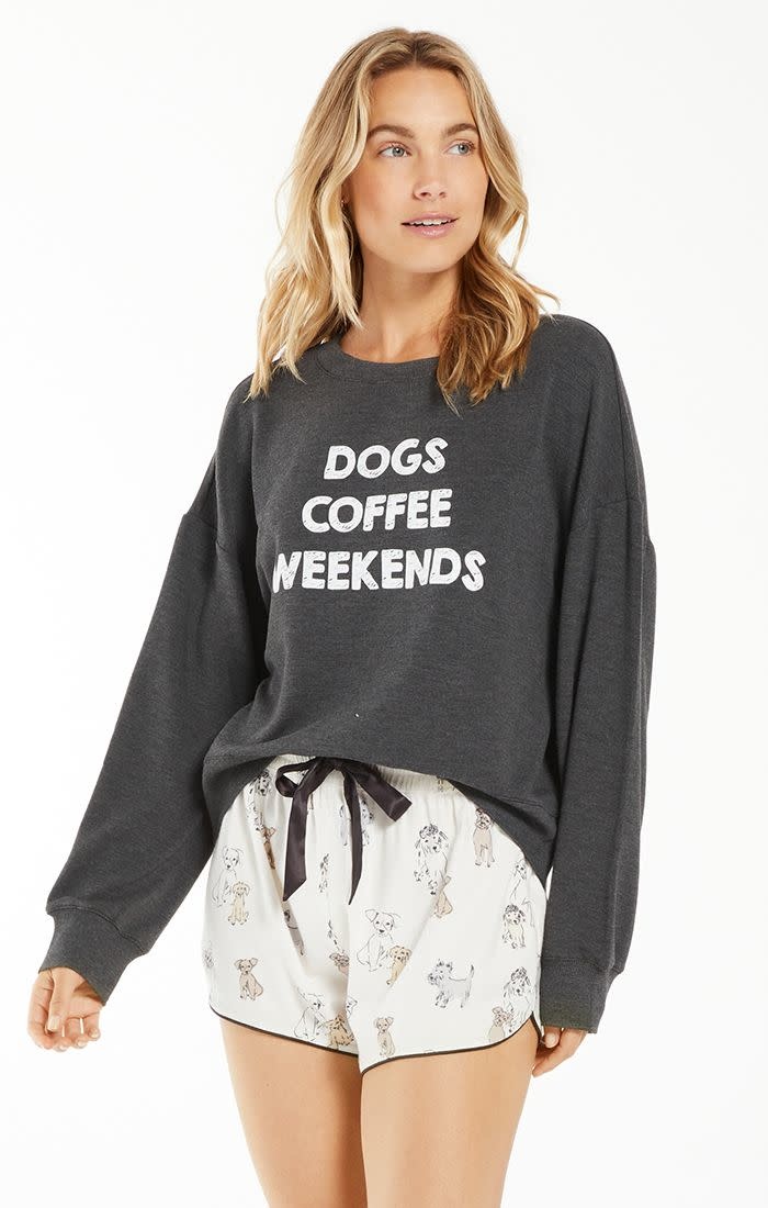 Z SUPPLY ELLE DOG SWEATSHIRT Z SUPPLY ELLE DOG SWEATSHIRT
