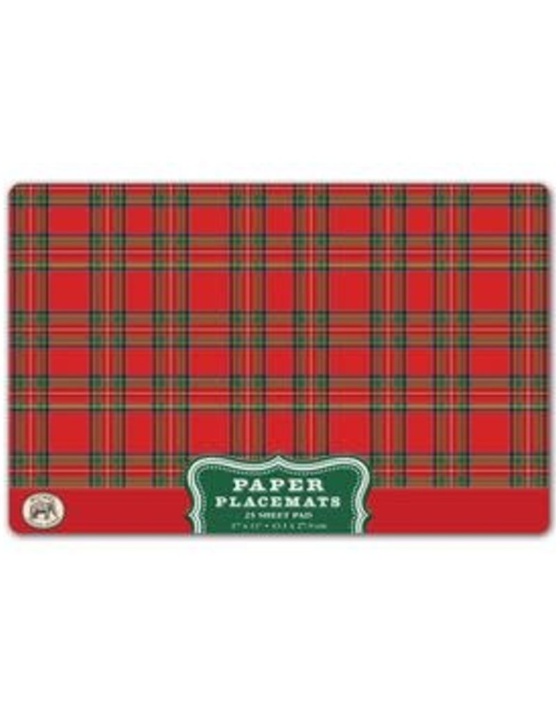 MICHEL DESIGN WORKS TARTAN PLACEMATS