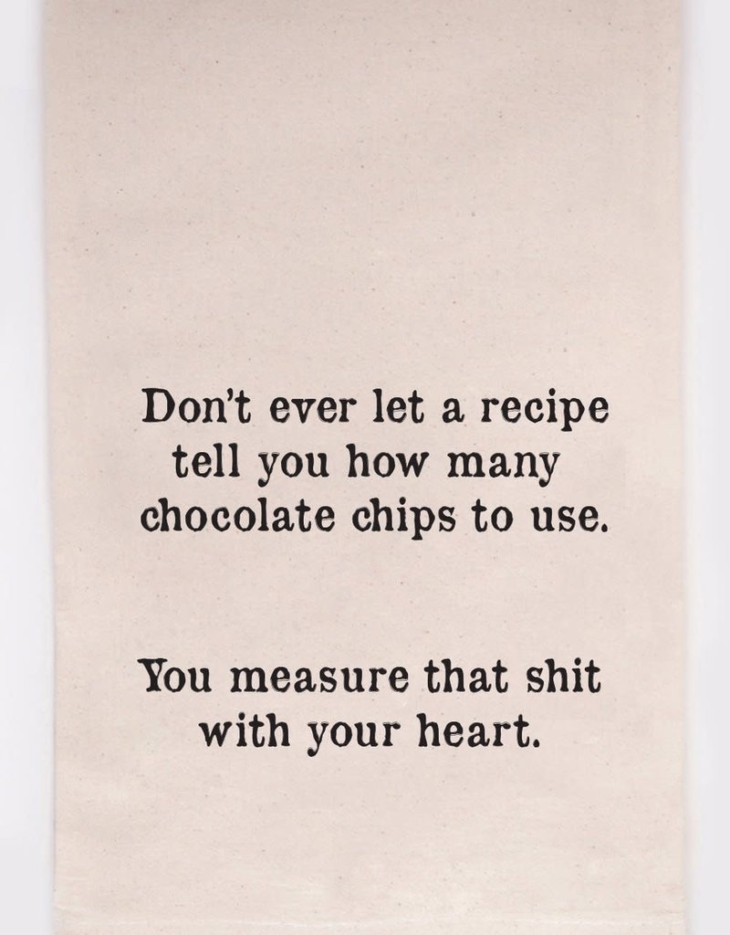 ELLEMBEE GIFT Dish Towel- Measure Chocolate Chips
