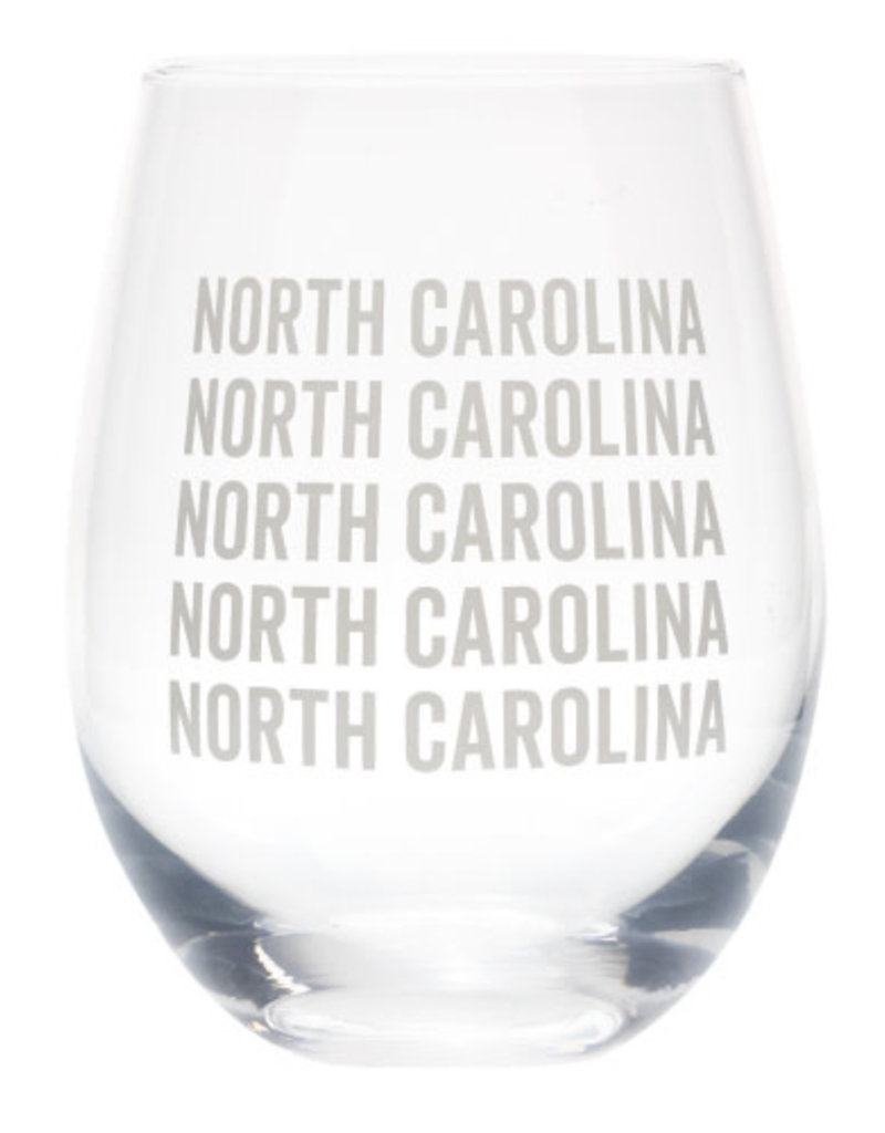 NORTH CAROLINA WINE GLASS