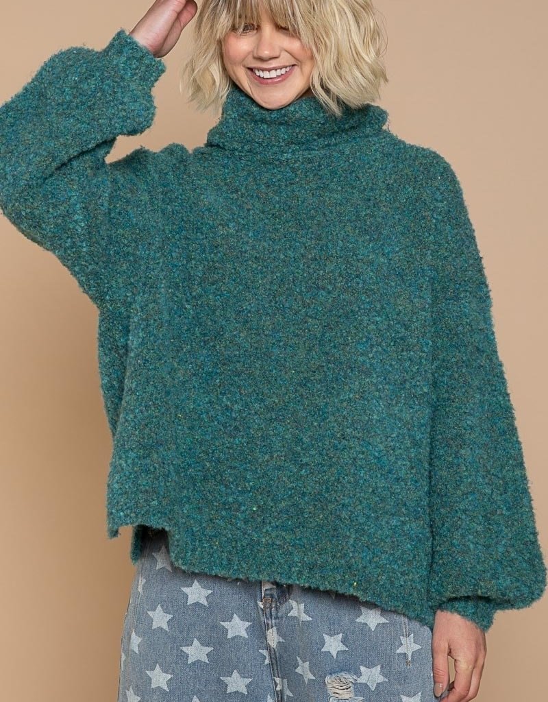 OLIVIA COWL NECK SWEATER