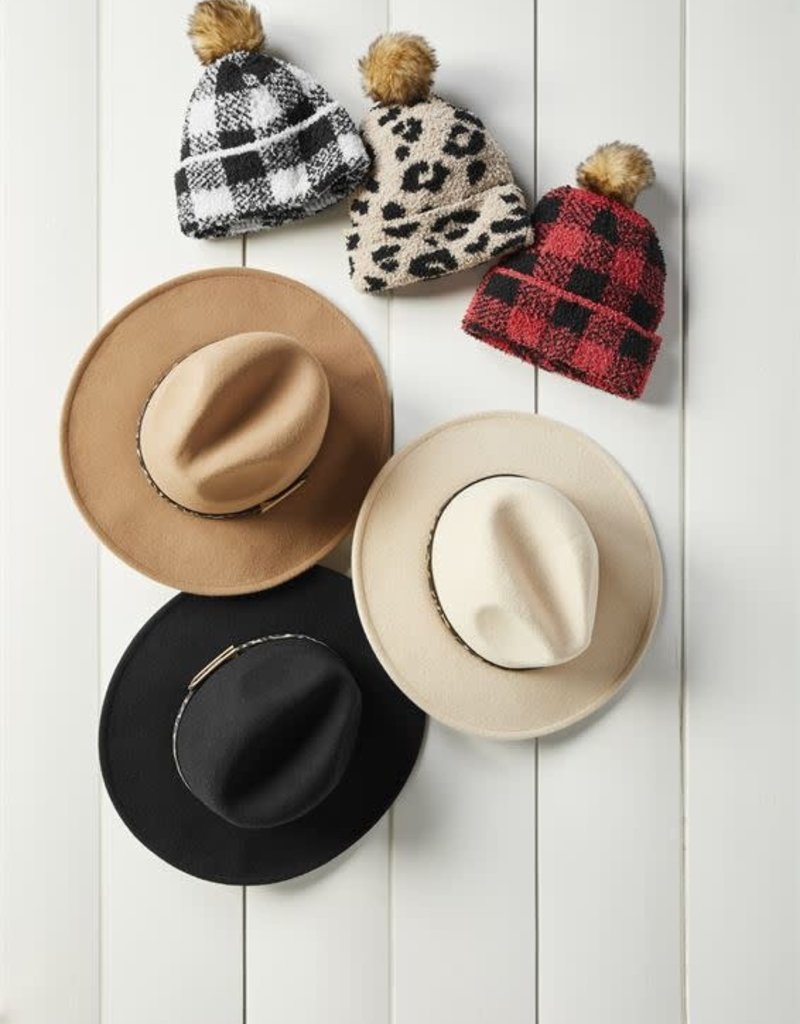 MUD PIE BANDED FEDORA HAT