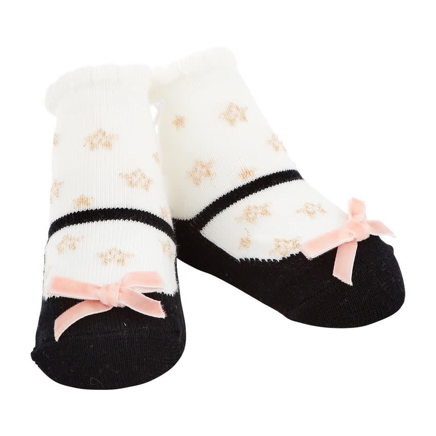 MUD PIE BLACK STAR SOCKS MUD PIE BLACK STAR SOCKS