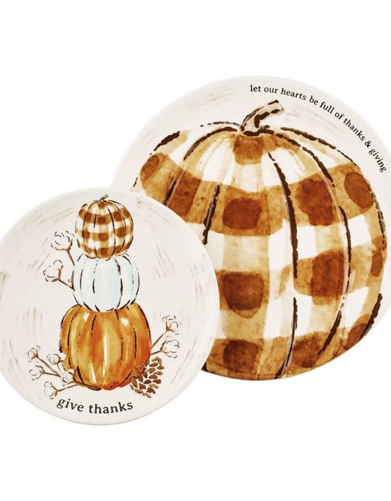 MUD PIE PUMPKIN PLATTER SET