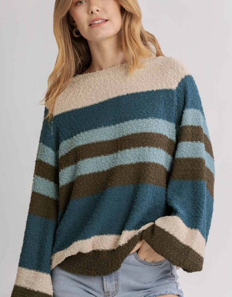 BROCK STRIPED SWEATER