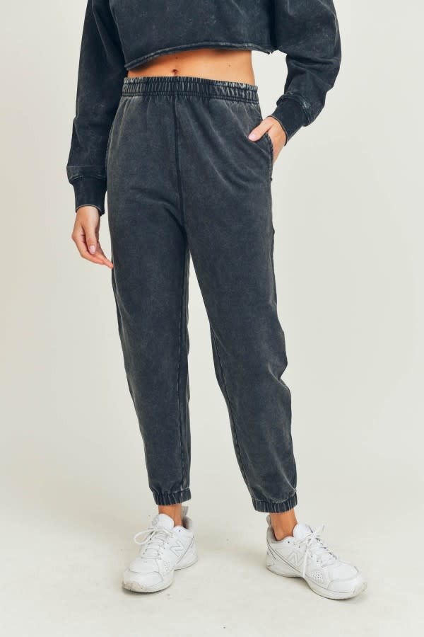 MONO B ZENA MINERAL WASH STREET JOGGERS MONO B ZENA MINERAL WASH STREET JOGGERS