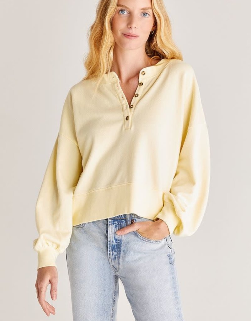 Z SUPPLY HANA HENLEY SWEATSHIRT