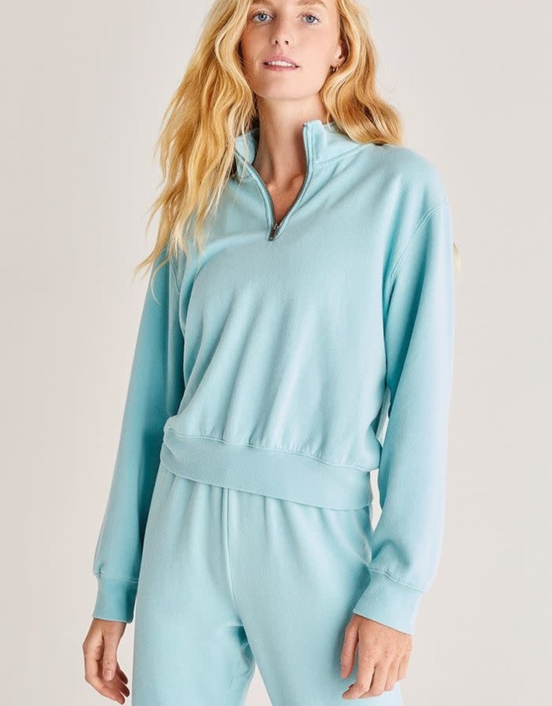 Z SUPPLY HALF ZIP SWEATSHIHRT