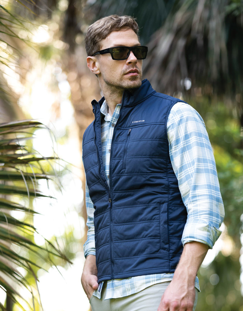 FISH HIPPIE BROOKER QUILTED VEST