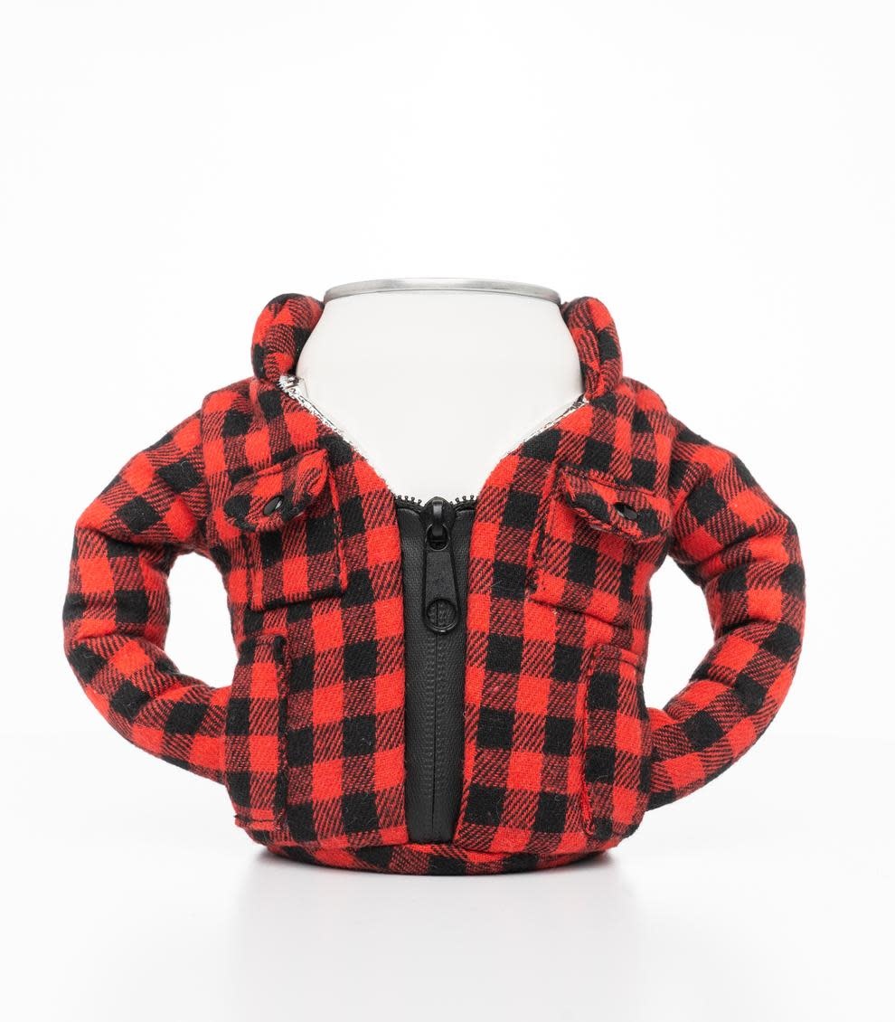 PUFFIN RED BUFFALO CHECK BEVERAGE FLANNEL PUFFIN RED BUFFALO CHECK BEVERAGE FLANNEL