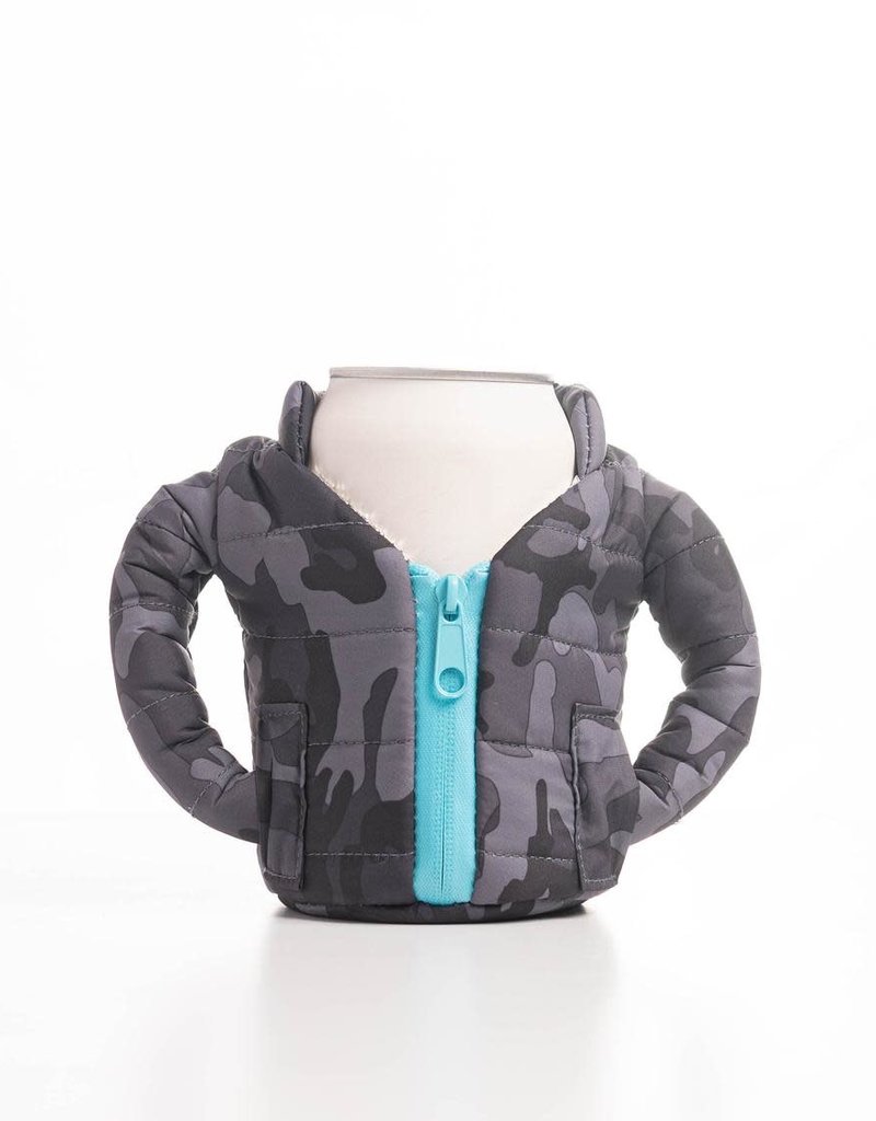 PUFFIN BEVERAGE JACKET-GRAY CAMO