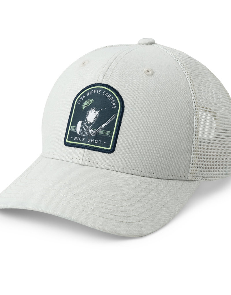 FISH HIPPIE NICE SHOT TRUCKER HAT-GRAY